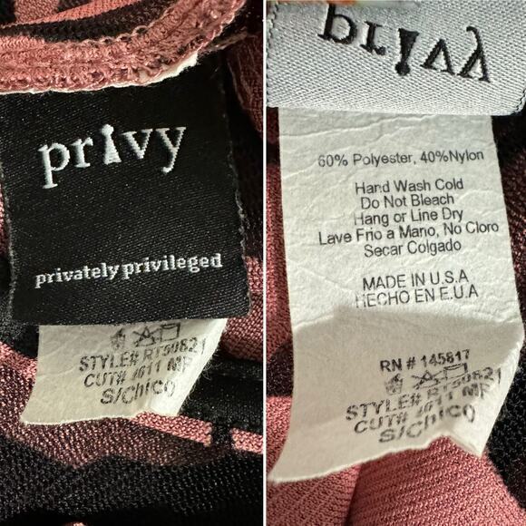 Dusty Pink Rose Print Bodysuit‎ - S/M - Picture 6 of 7